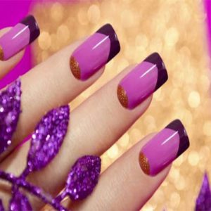  مانیکور کلاسیک فرانسوی